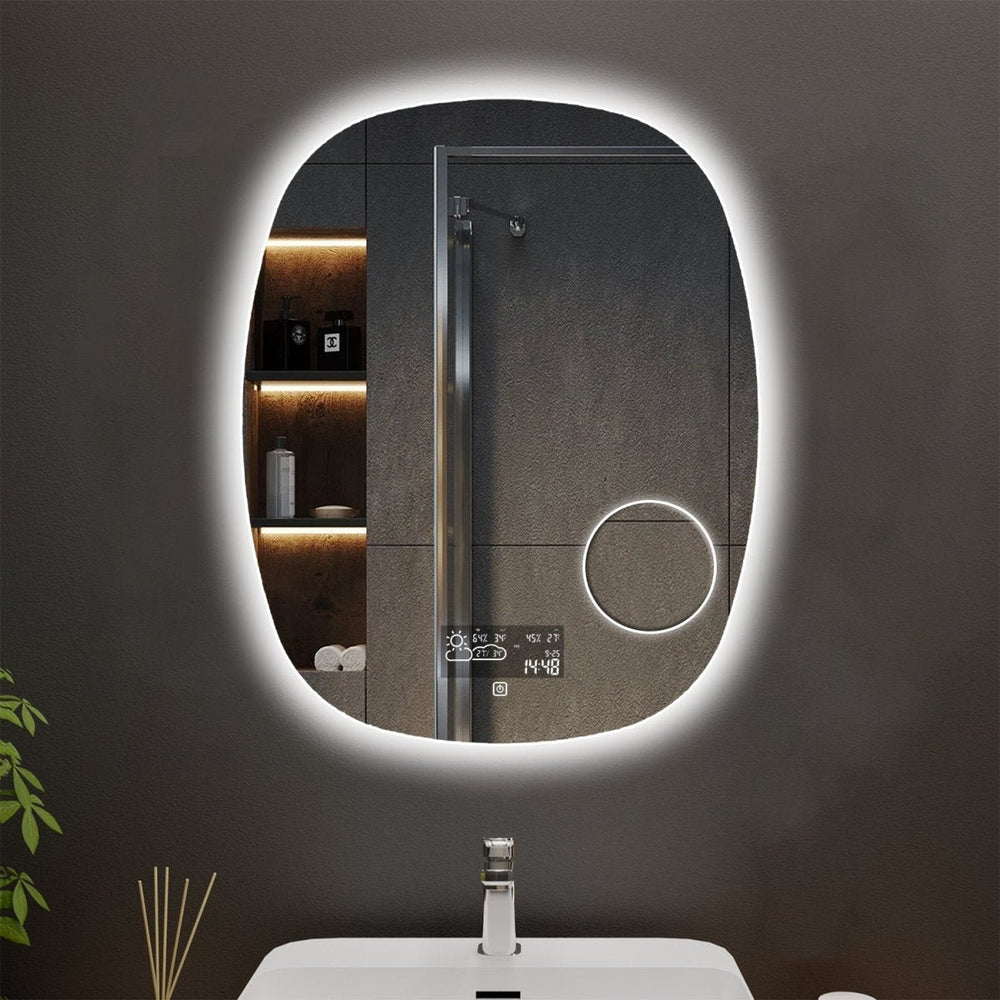 Quirk Customized Irregular LED Bathroom Mirror Image 2