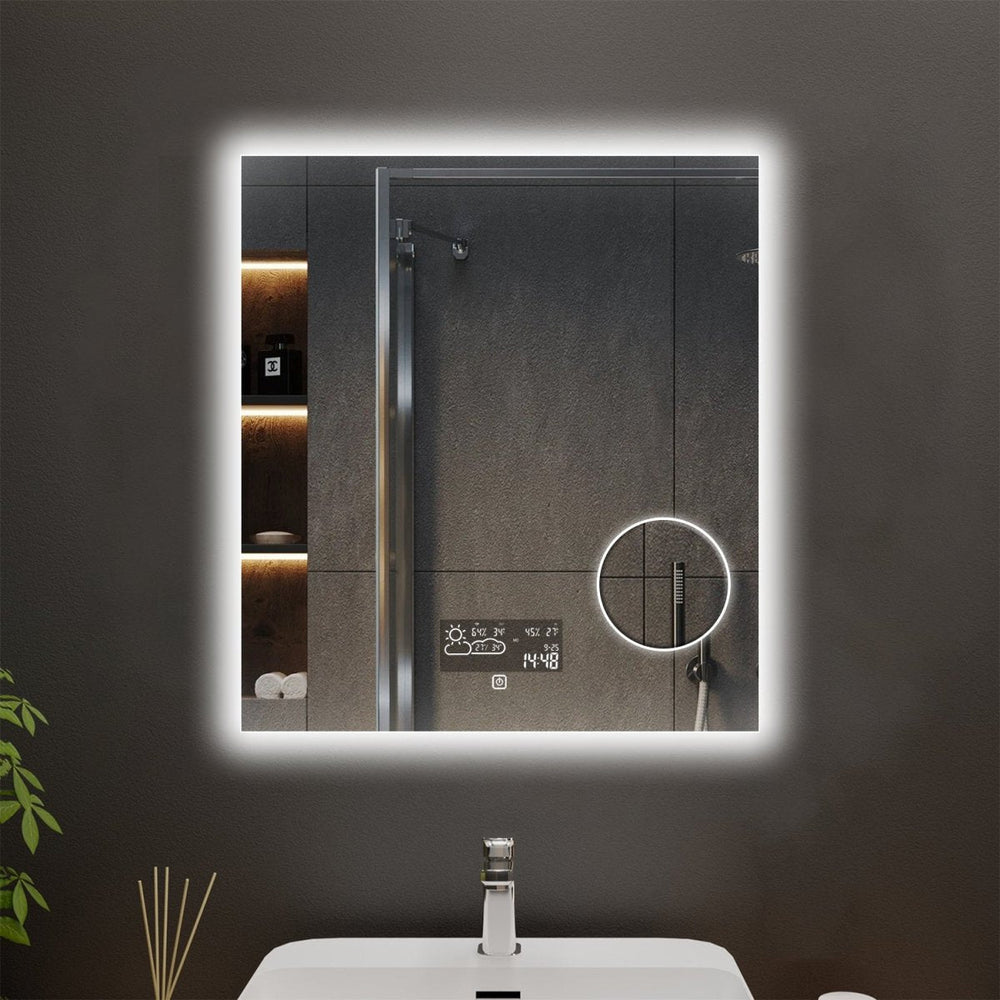 Vistas Customized Rectangle LED Bathroom Mirror, Backlit Image 2