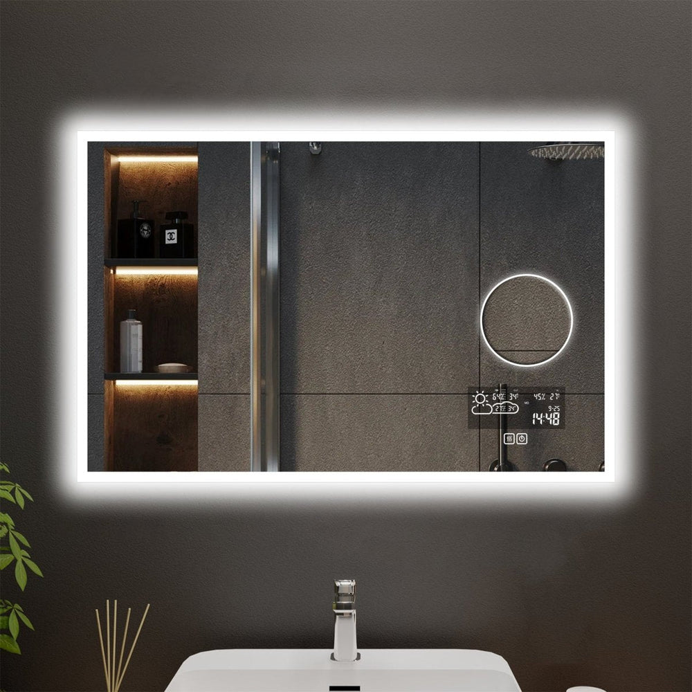 Lumen Customized Rectangle LED Bathroom Mirror Image 2