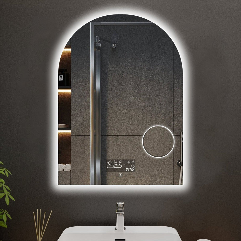 Myths Customized Arched LED Bathroom Mirror, Backlit Image 2
