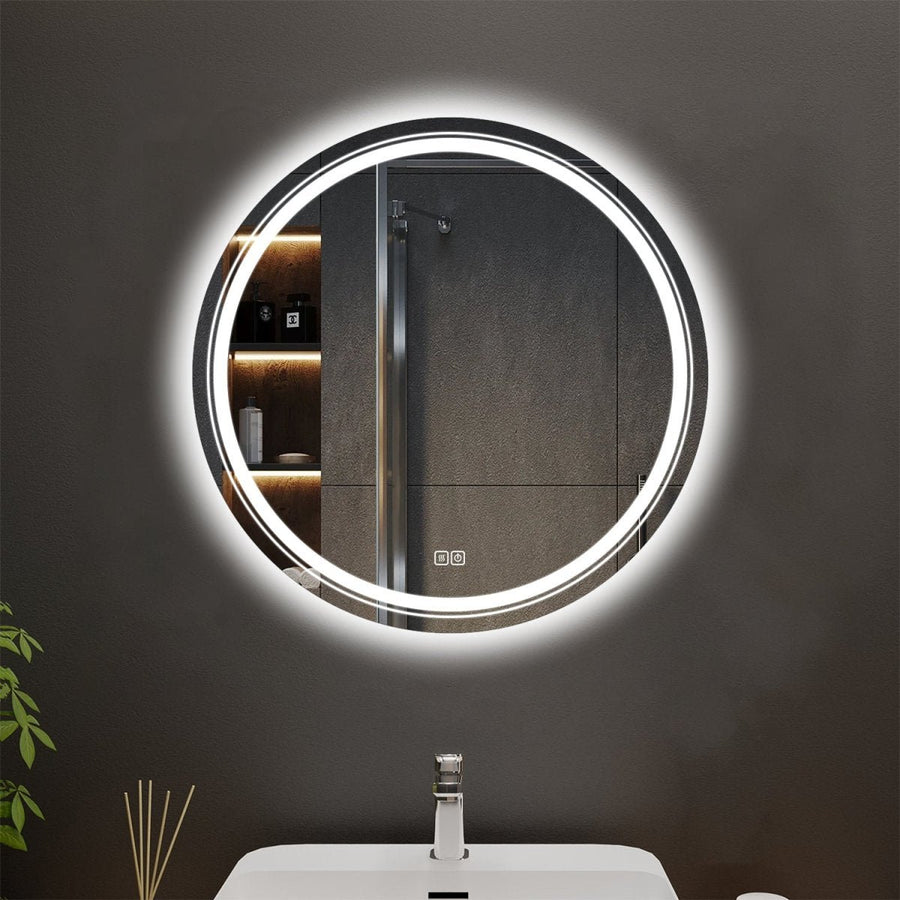 Aura Customized Round LED Bathroom Mirror Image 1