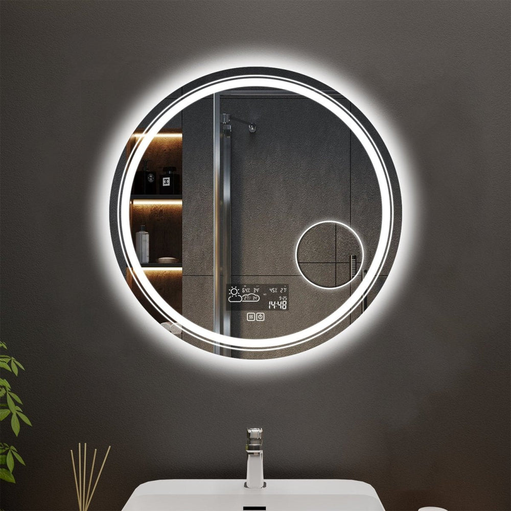 Aura Customized Round LED Bathroom Mirror Image 2