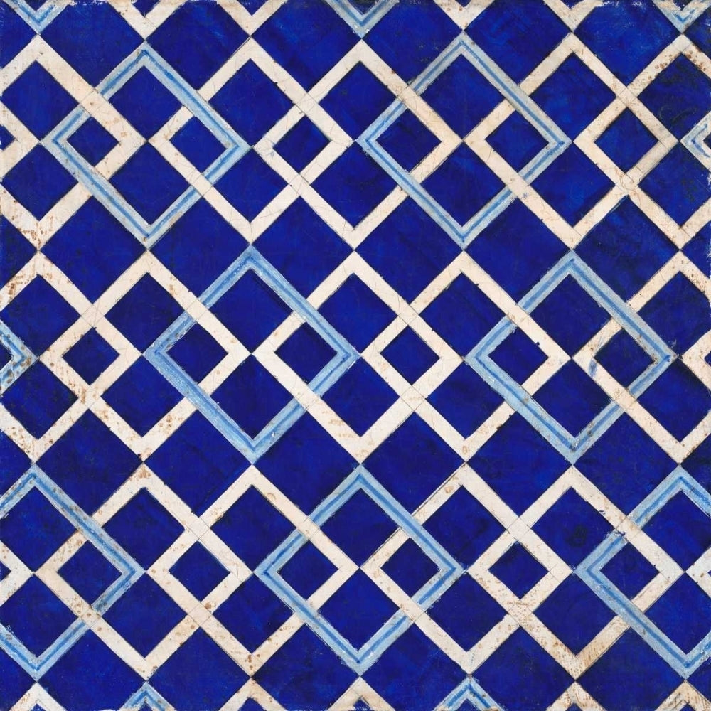 Lapis Diamond Tile Poster Print by Arnie Fisk-VARPDX011FIS1335 Image 1