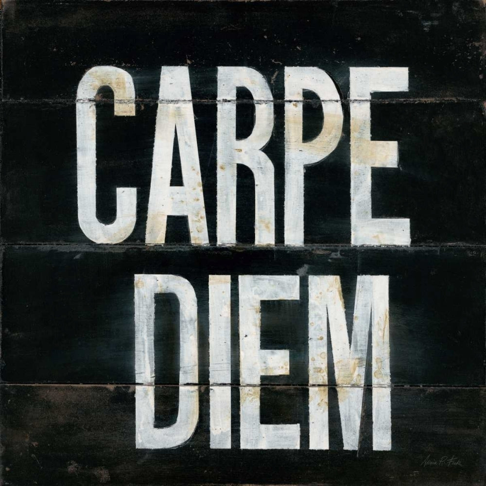 Industrial Chic Carpe Diem Poster Print by Arnie Fisk-VARPDX011FIS1350 Image 1