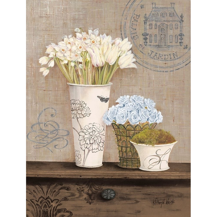 Palais Chocolat In Cream by Kathryn White-VARPDX096WHI1105B Image 1