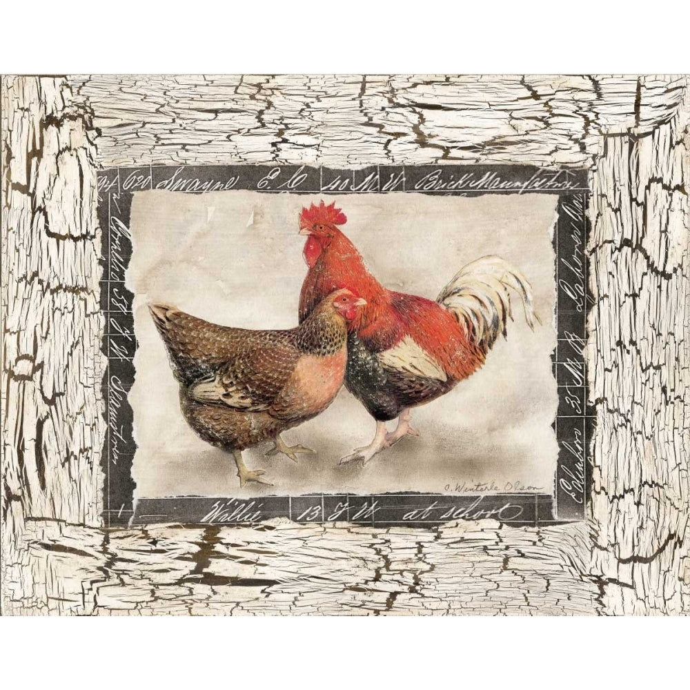 Fowl Play I Poster Print by Charlene Olson-VARPDX10012 Image 1