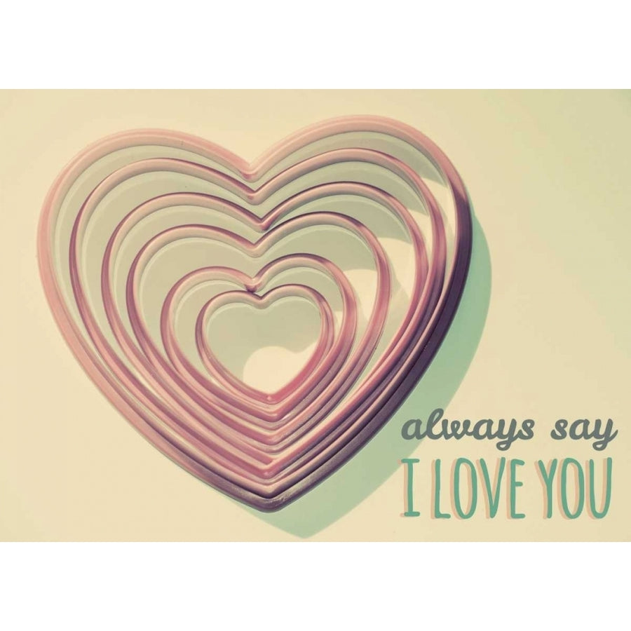 Always Say Poster Print by Gail Peck-VARPDX10148 Image 1