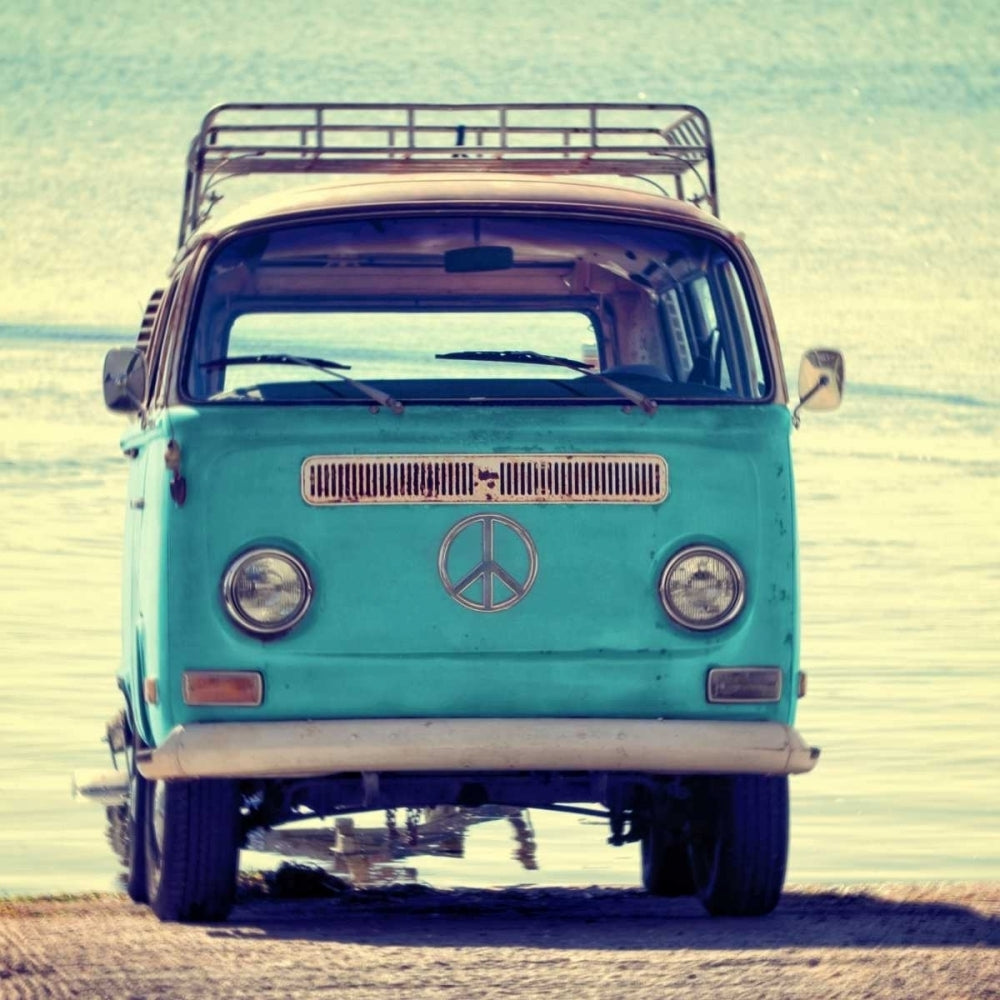 Beach Van Poster Print by Gail Peck-VARPDX10148A Image 1