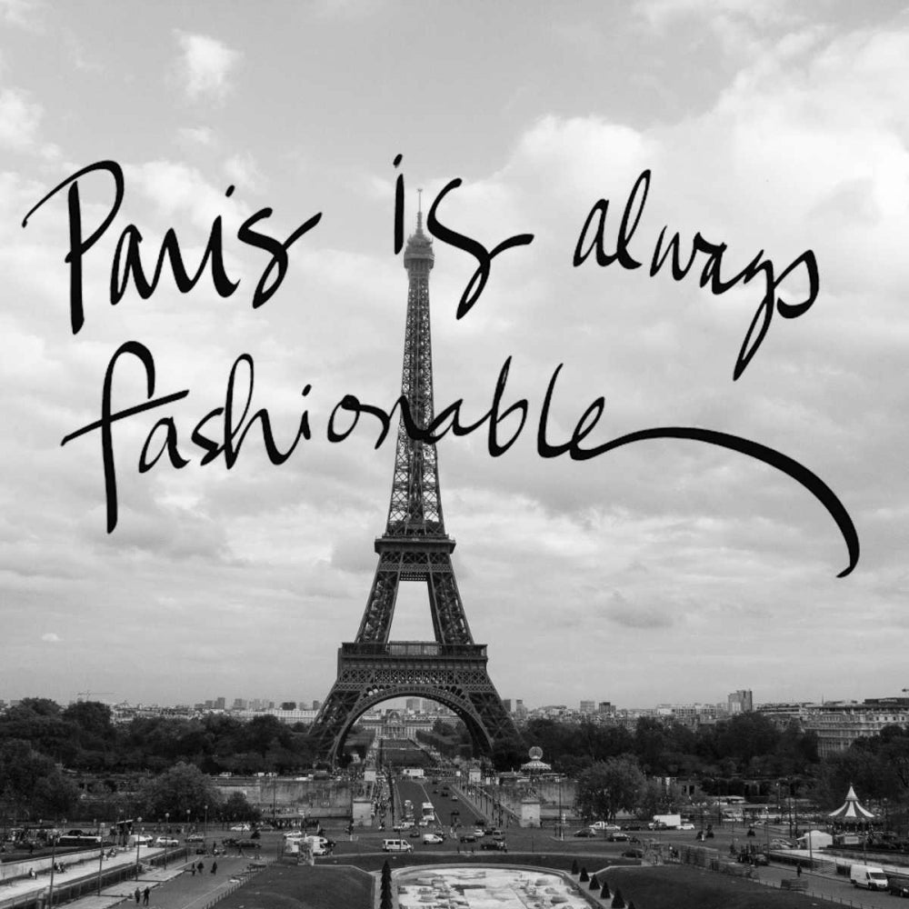 Fashionable Paris Poster Print by Emily Navas-VARPDX10254CC Image 1