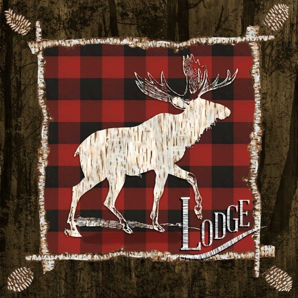 Plaid Birch Trail I Poster Print by Gina Ritter-VARPDX10266B Image 1