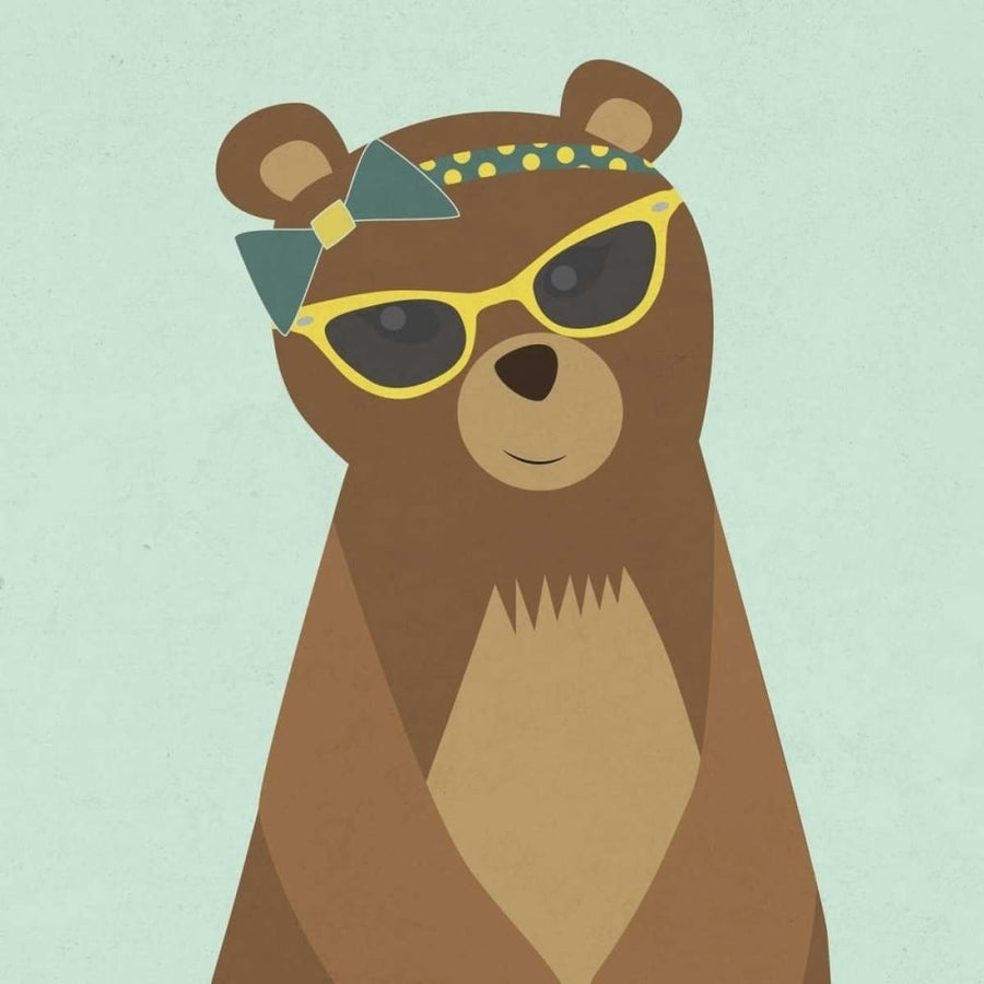 Hipster Bear I Poster Print by Sd Graphics Studio-VARPDX10370 Image 1