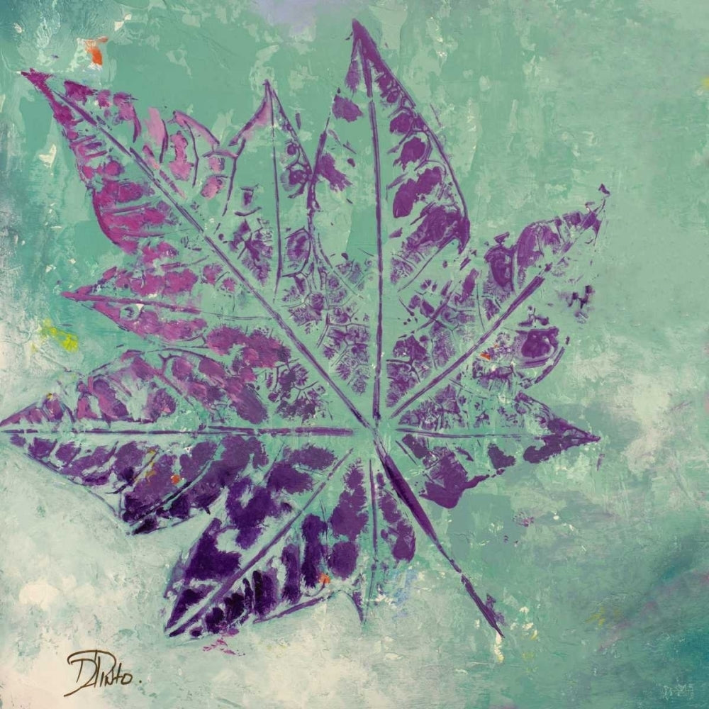 Purple Leaves Flying I Poster Print by Patricia Pinto-VARPDX10392A Image 1