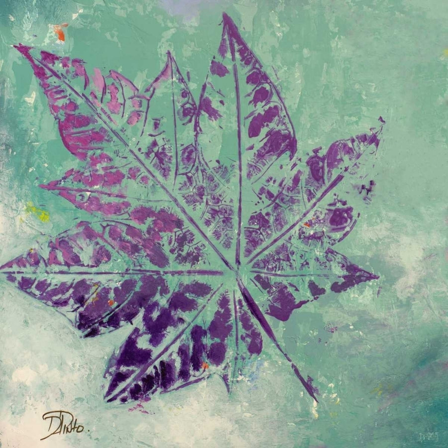 Purple Leaves Flying I Poster Print by Patricia Pinto-VARPDX10392A Image 1