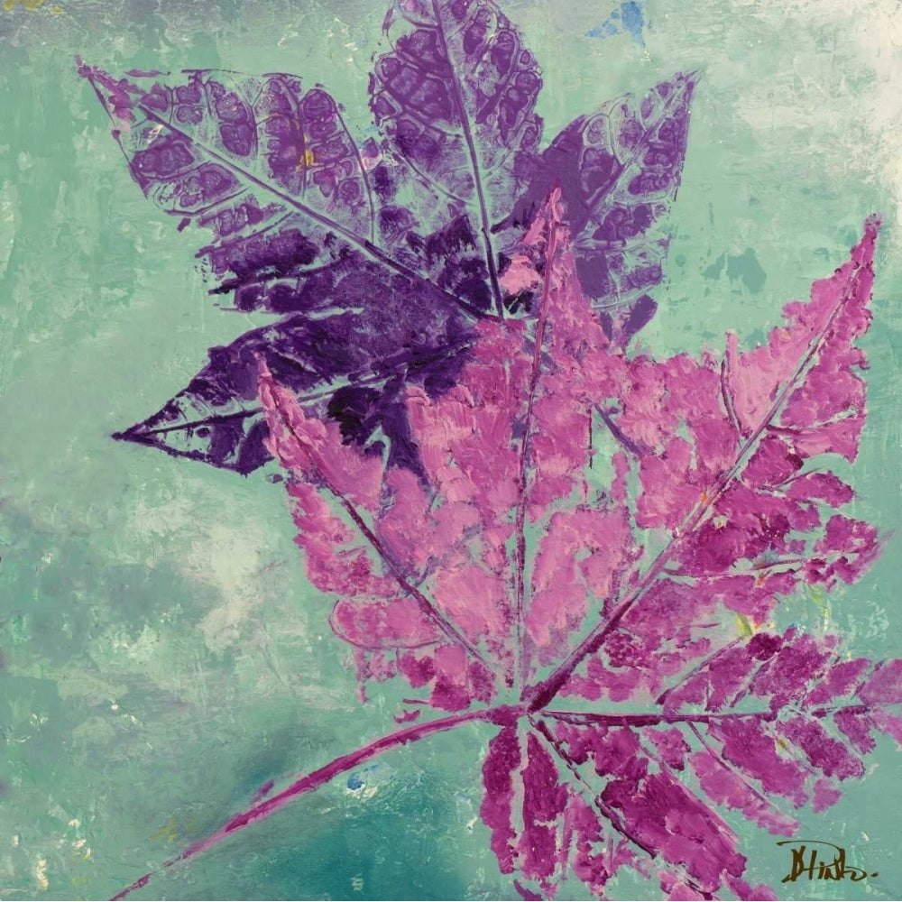 Purple Leaves Flying II Poster Print by Patricia Pinto-VARPDX10393A Image 1