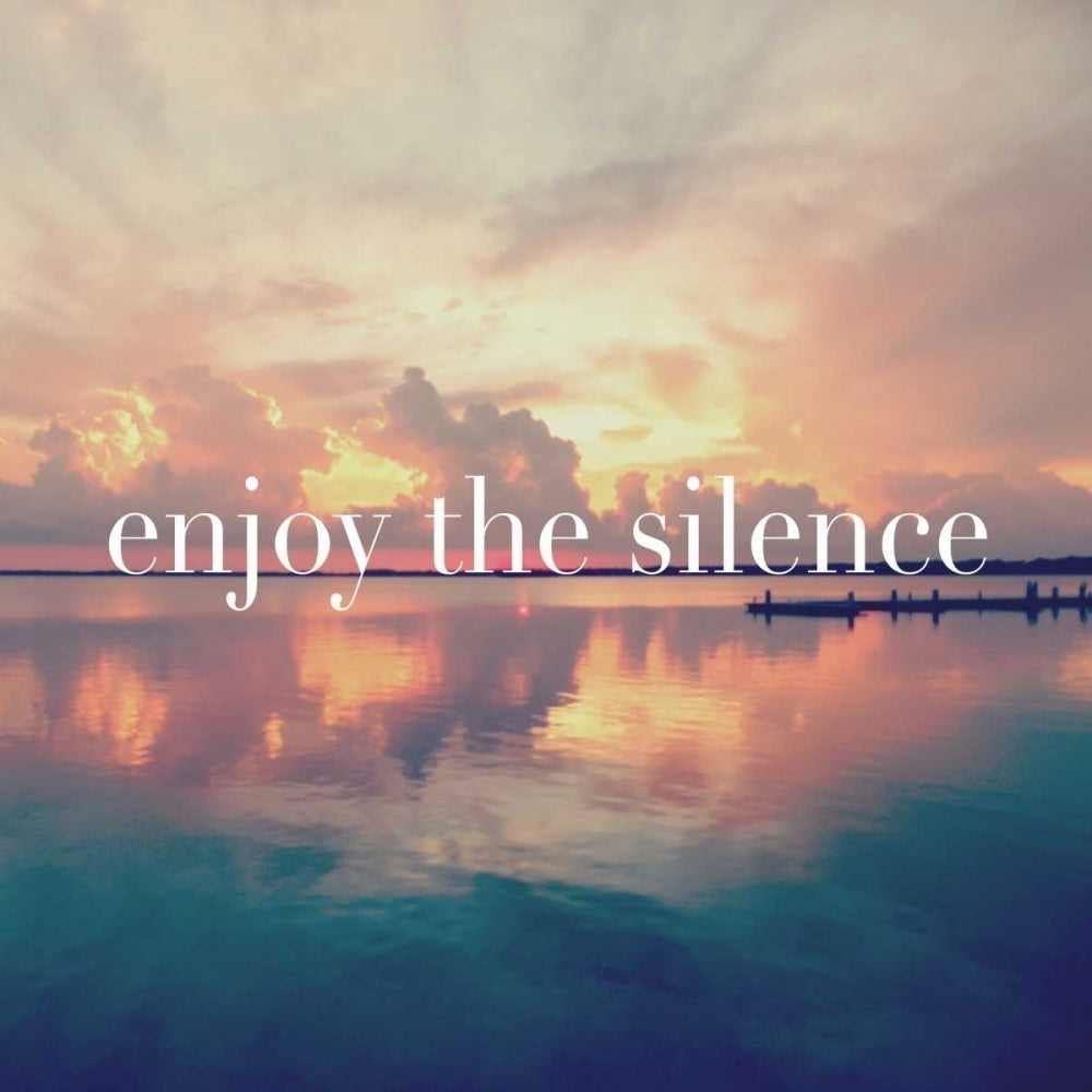 Enjoy the Silence Border Poster Print by Bruce Nawrocke-VARPDX10437E Image 1