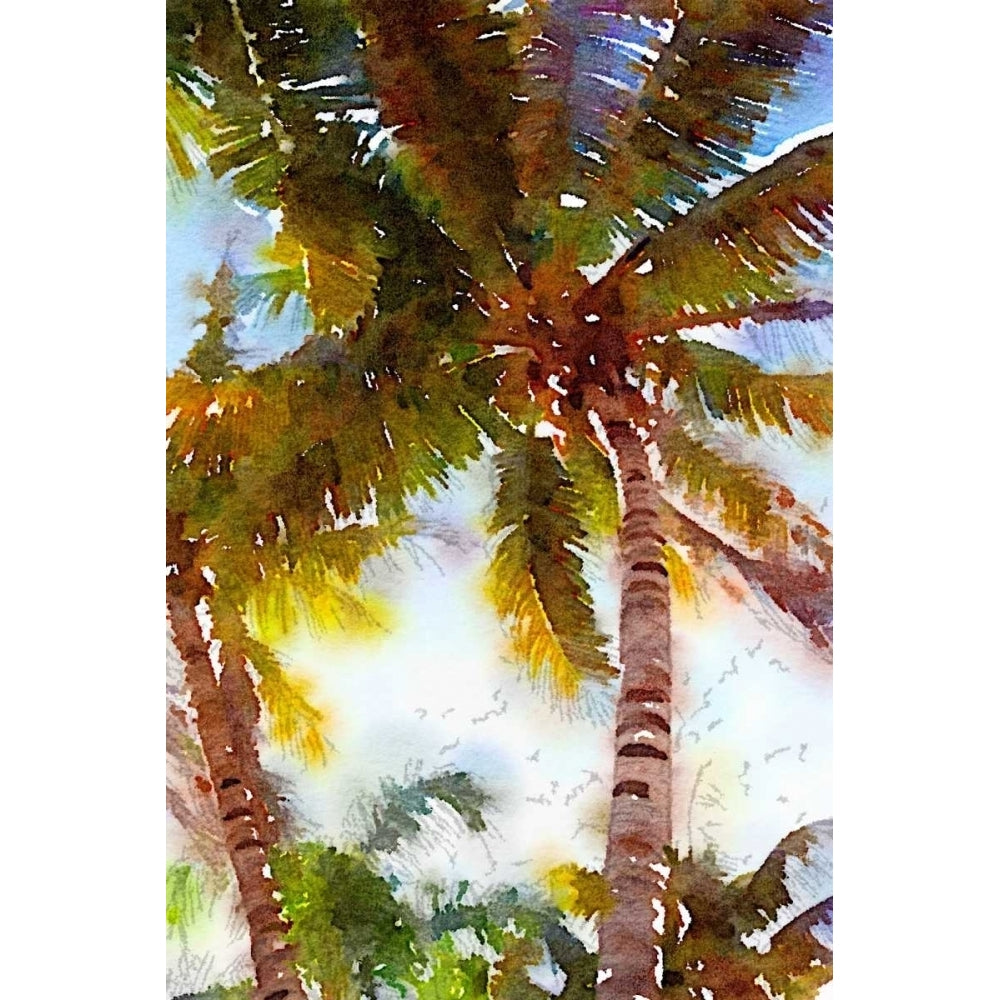 Watercolor Palms I Poster Print by Emily Navas-VARPDX10541 Image 1