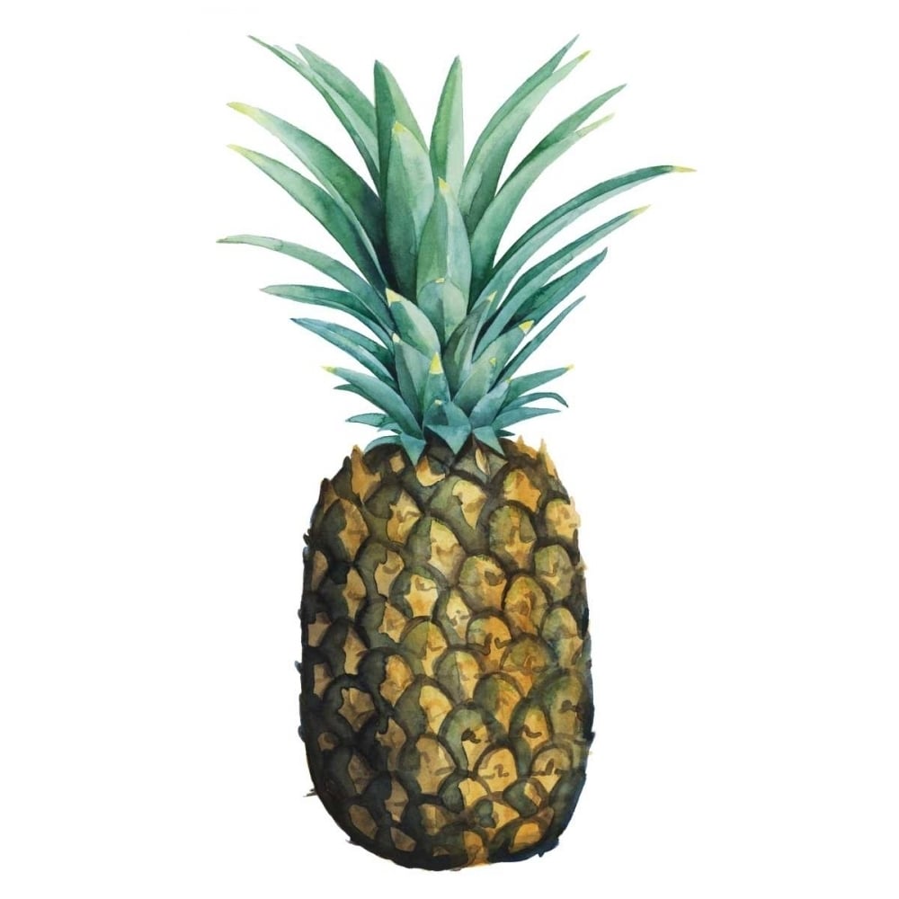 Watercolor Pineapple I Poster Print - Grace Popp-VARPDX105687D Image 1