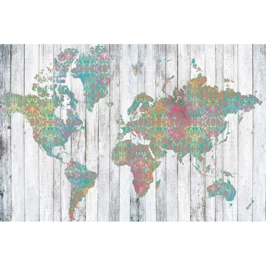 Boho Map II Poster Print - Jennifer Goldberger-VARPDX105695D Image 1