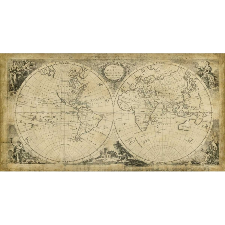 World Discoveries Map Poster Print - T. Jeffreys-VARPDX10575Z Image 1