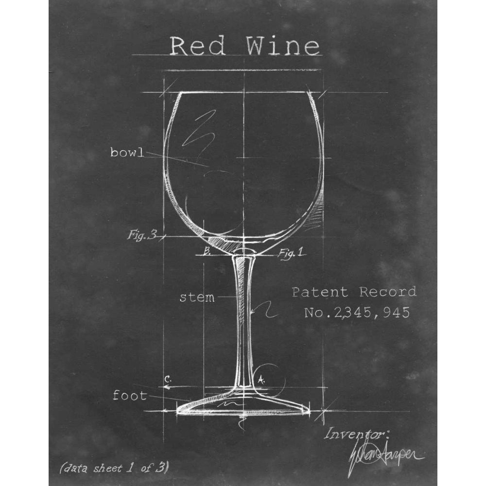 Barware Blueprint III Poster Print - Ethan Harper-VARPDX106172Z Image 1