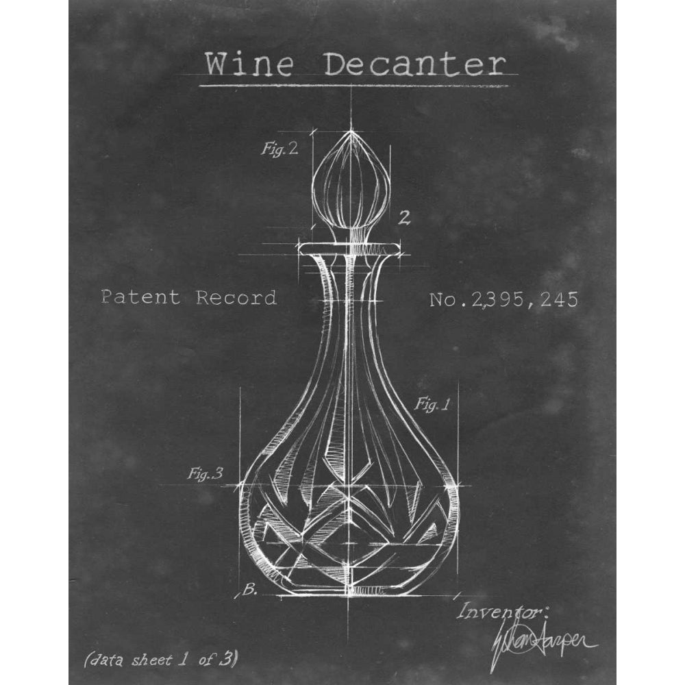 Barware Blueprint VIII Poster Print - Ethan Harper-VARPDX106177Z Image 1