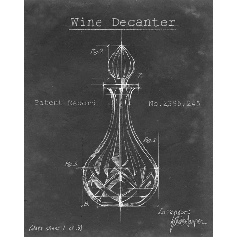 Barware Blueprint VIII Poster Print - Ethan Harper-VARPDX106177Z Image 1