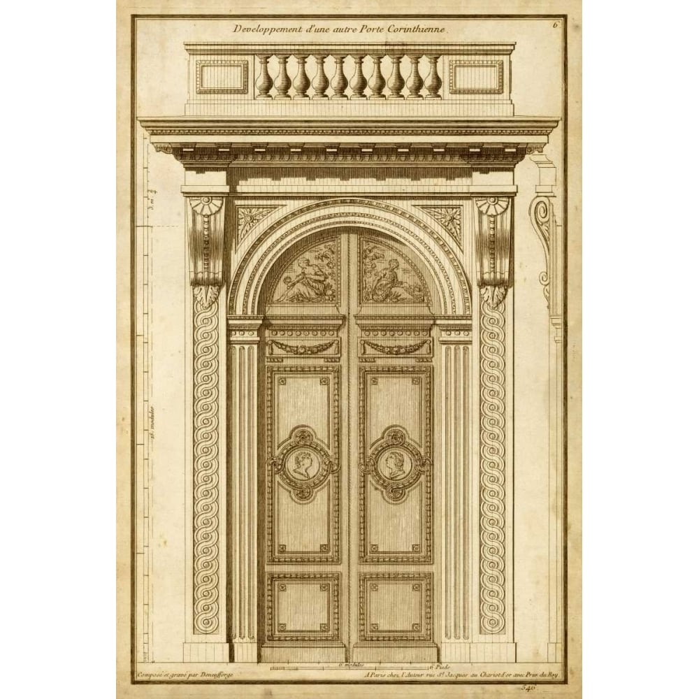 Vintage Door I Poster Print - Deneufforge-VARPDX10624Z Image 1