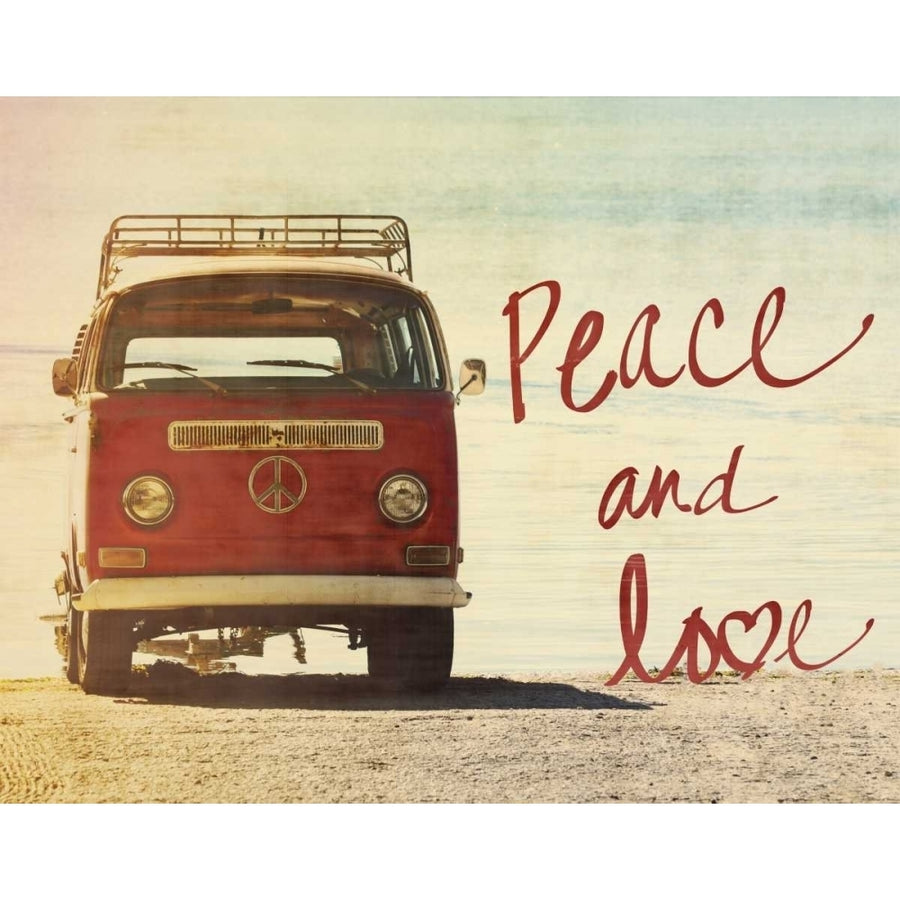 Peace and Love Poster Print by Gail Peck-VARPDX10636A Image 1