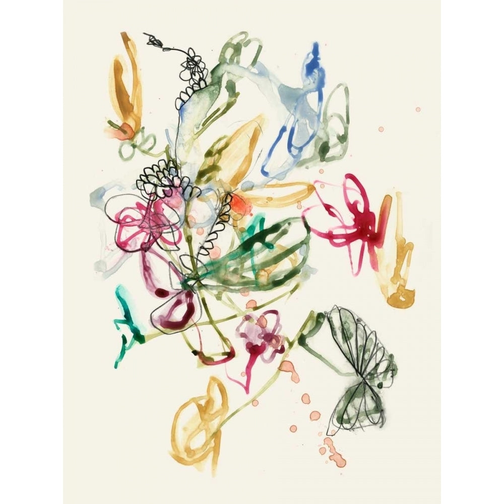 Scribble Arrangement I Poster Print - Jennifer Goldberger-VARPDX106433FN Image 1