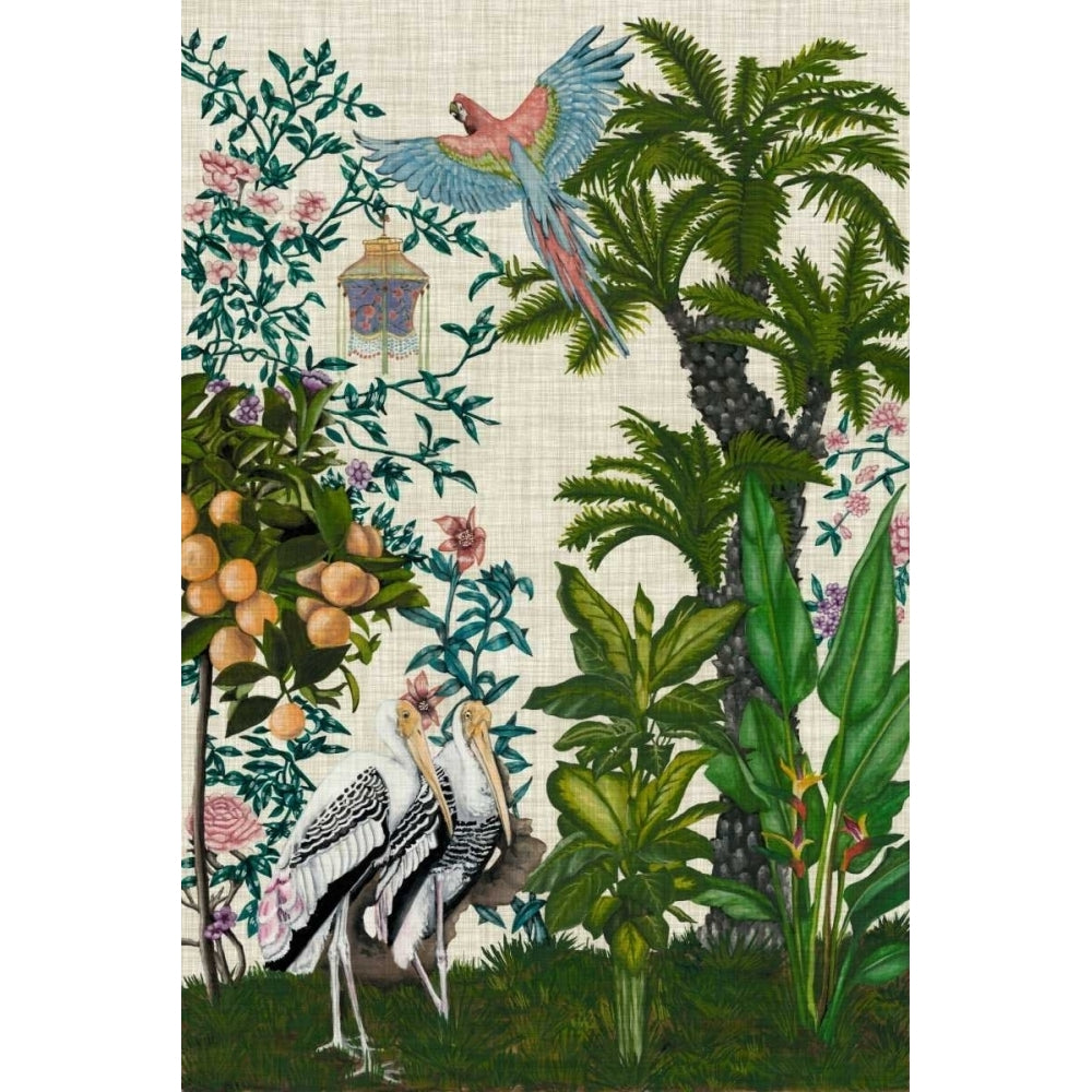 Paradis Chinoiserie II Poster Print - Naomi McCavitt-VARPDX106716Z Image 1