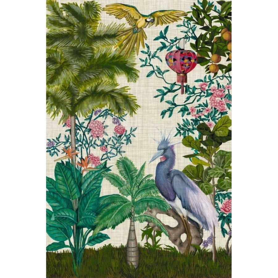 Paradis Chinoiserie I Poster Print - Naomi McCavitt-VARPDX106715Z Image 1