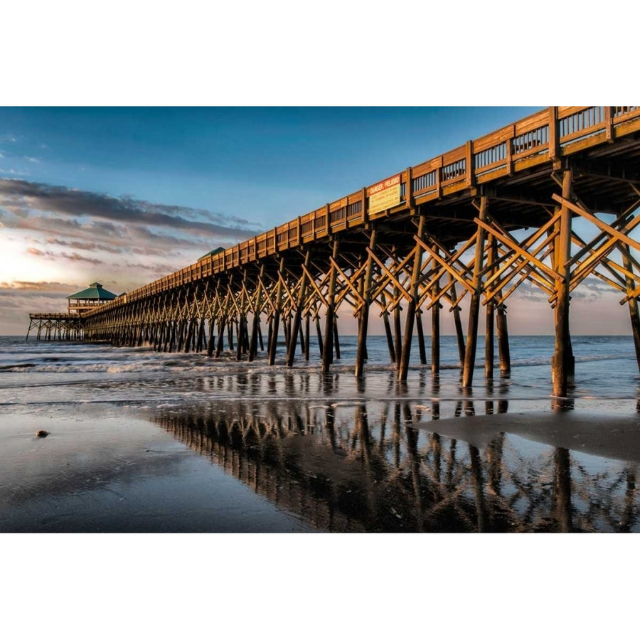 Sun Bath on Folly Beach Poster Print - Danny Head-VARPDX106747Z Image 1