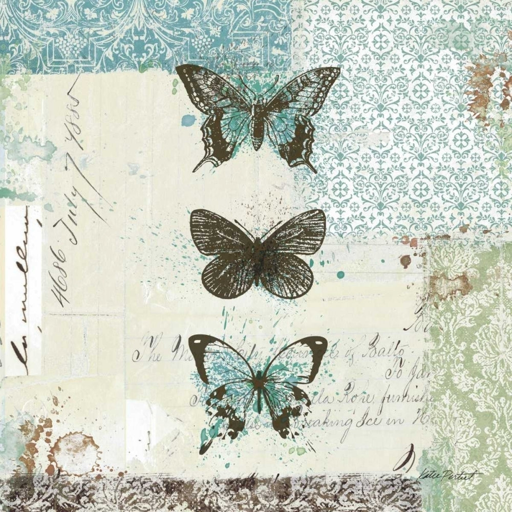 Bees n Butterflies No. 2 Poster Print by Katie Pertiet-VARPDX10723 Image 1