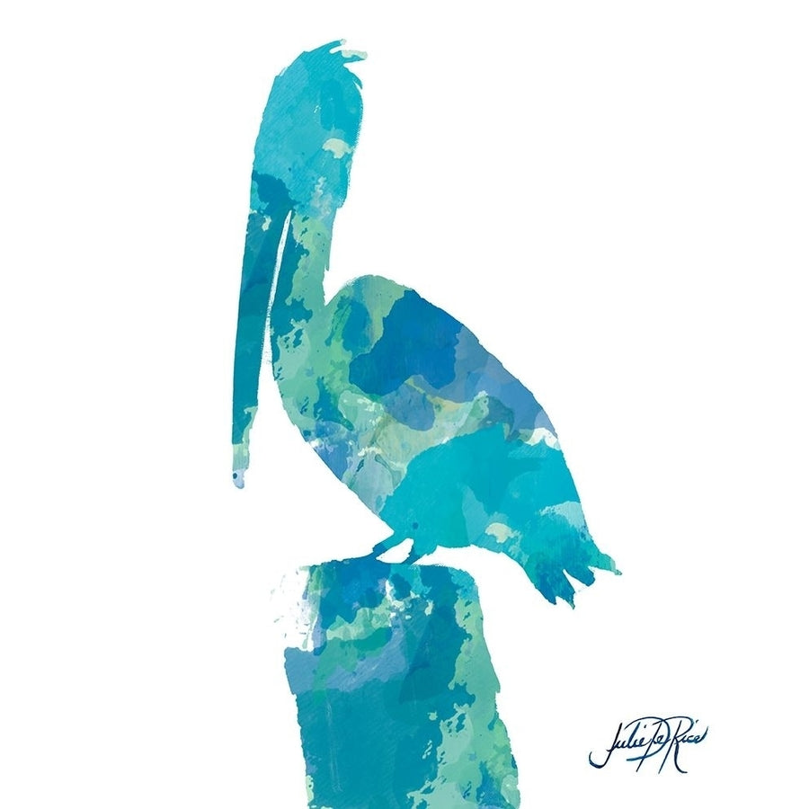 Watercolor Pelican 1 by Julie DeRice-VARPDX10749F Image 1