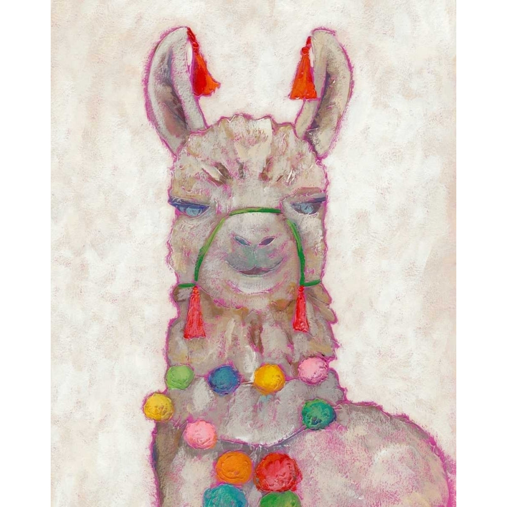 Festival Llama I Poster Print - Chariklia Zarris-VARPDX107595GG Image 1