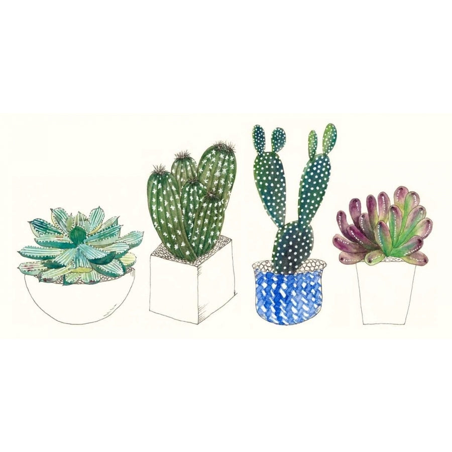 Four Succulents II Poster Print - Melissa Wang-VARPDX107772D Image 1