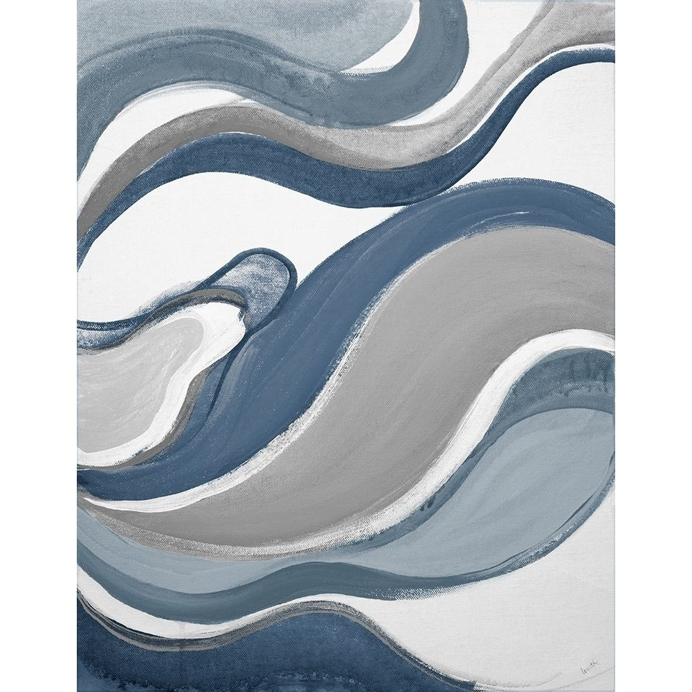 Blue Curves Abstract Poster Print by Lanie Loreth-VARPDX10778B Image 1