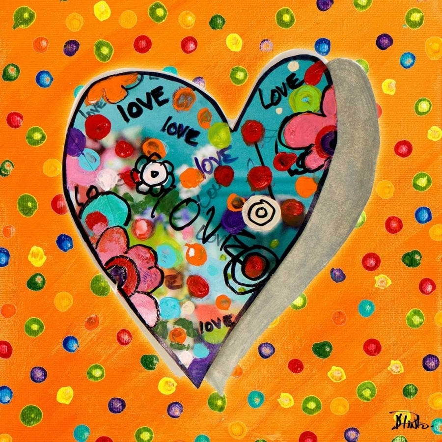 Neon Hearts of Love IV Poster Print by Patricia Pinto-VARPDX10788B Image 1