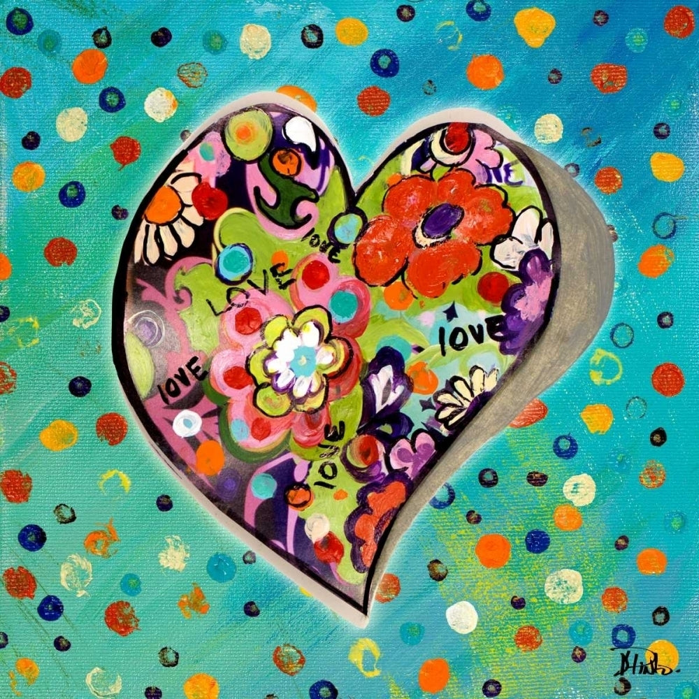 Neon Hearts of Love III Poster Print by Patricia Pinto-VARPDX10787B Image 1