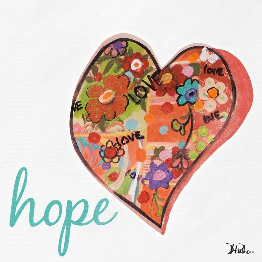 Hearts of Love and Hope I Poster Print by Patricia Pinto-VARPDX10788D Image 1