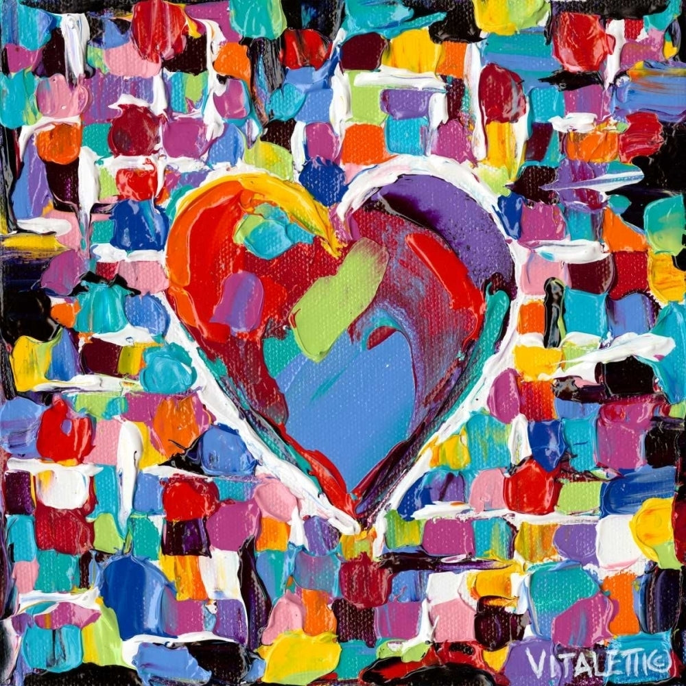 Mosaic Heart II Poster Print - Carolee Vitaletti-VARPDX107971D Image 1