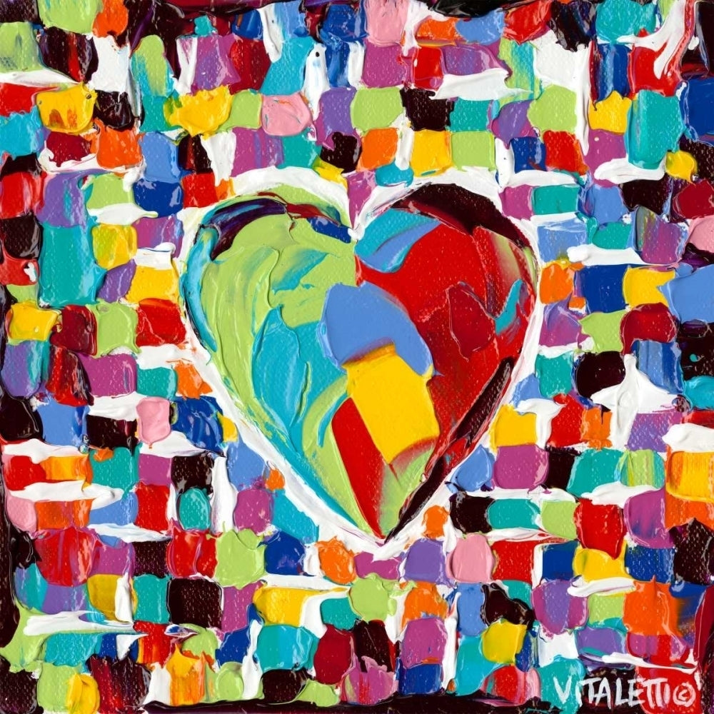 Mosaic Heart I Poster Print - Carolee Vitaletti-VARPDX107970D Image 1