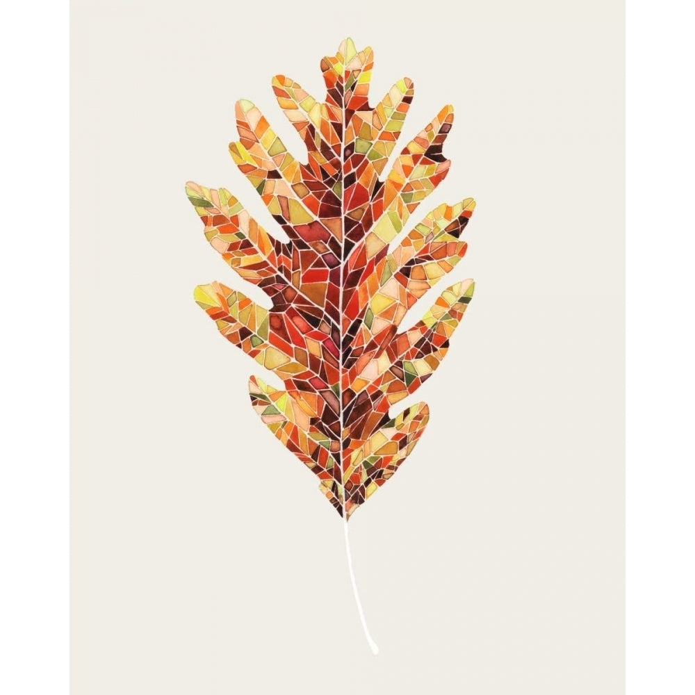 Fall Mosaic Leaf I Poster Print - Grace Popp-VARPDX108052Z Image 1