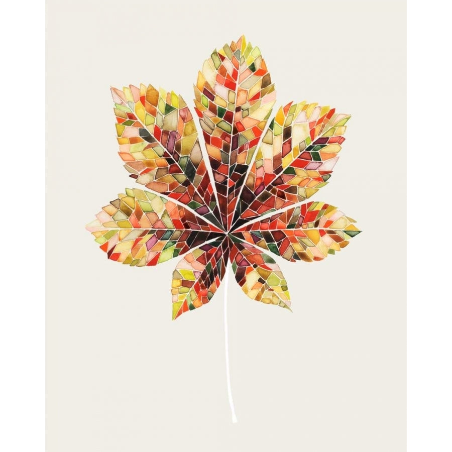 Fall Mosaic Leaf IV Poster Print - Grace Popp-VARPDX108055Z Image 1