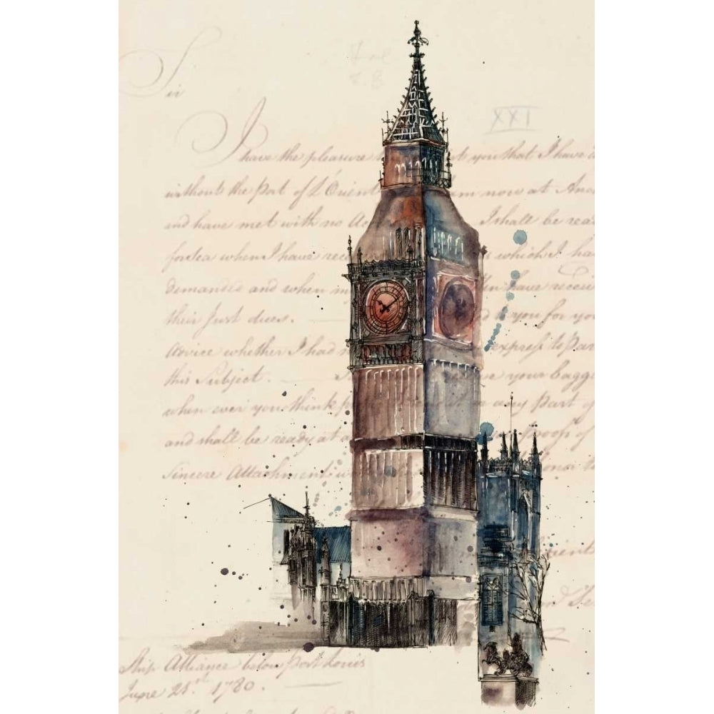 Letters from Big Ben Poster Print - Melissa Wang-VARPDX108112D Image 1