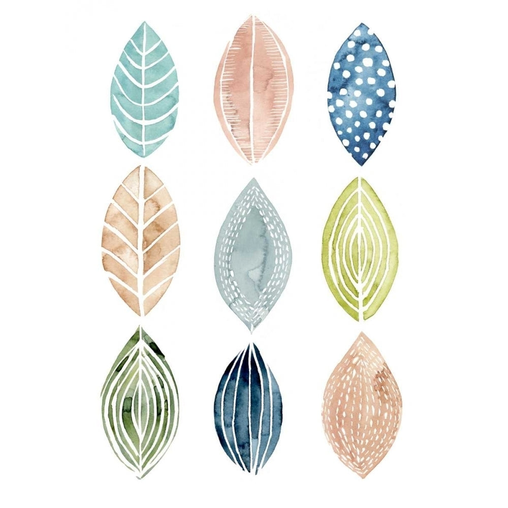 Patterned Leaves II Poster Print - Grace Popp-VARPDX108185D Image 1