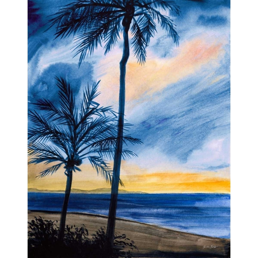 Blue Tropic Nights I Poster Print by Linda Baliko-VARPDX10820A Image 1