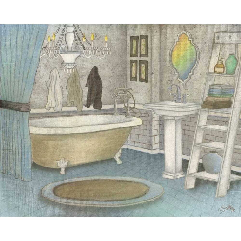 Pastel Bath II Poster Print by Elizabeth Medley-VARPDX10849 Image 1