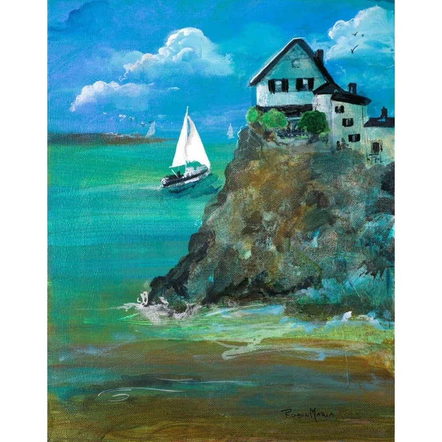 Home Over Looking the Sea Poster Print by Robin Maria-VARPDX10851 Image 1