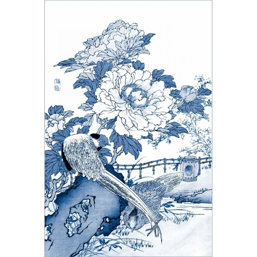 Blue and White Asian Garden II Poster Print - Studio Vision-VARPDX108575Z Image 1